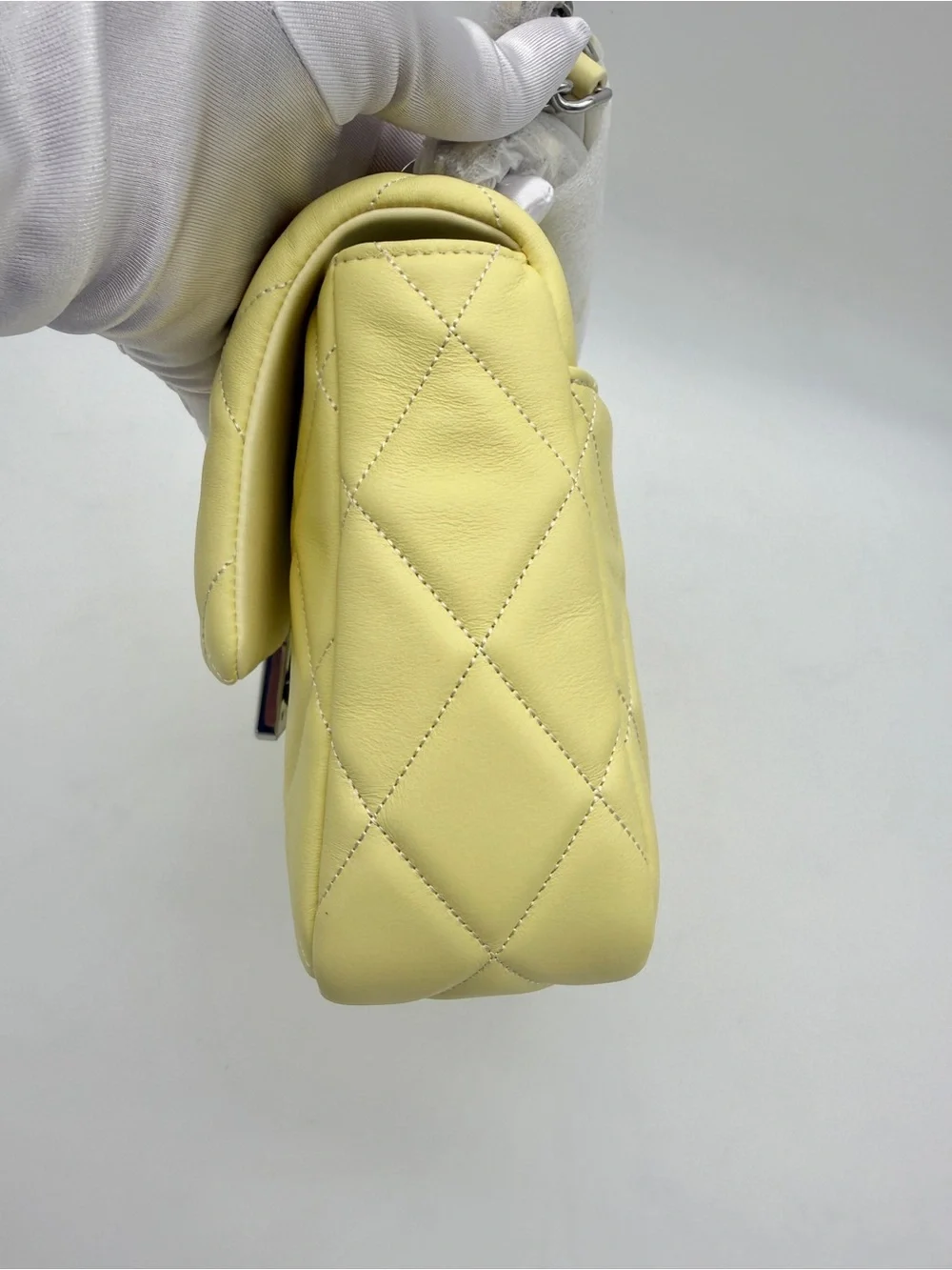Kate Spade Carey Quilted Small Flap Crossbody Bag Lemon Fondant Yellow